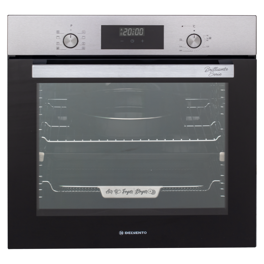 Изображение товара Электрический встраиваемый духовой шкаф Delvento V6EM68011 59.5x59.5x56.5 см цвет нержавеющая сталь