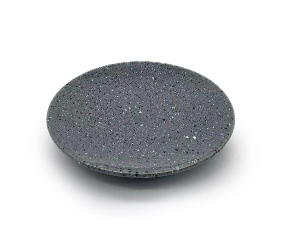 Изображение товара Мыльница Primanova Grey DR-81211 керамика серый глянцевый компактная