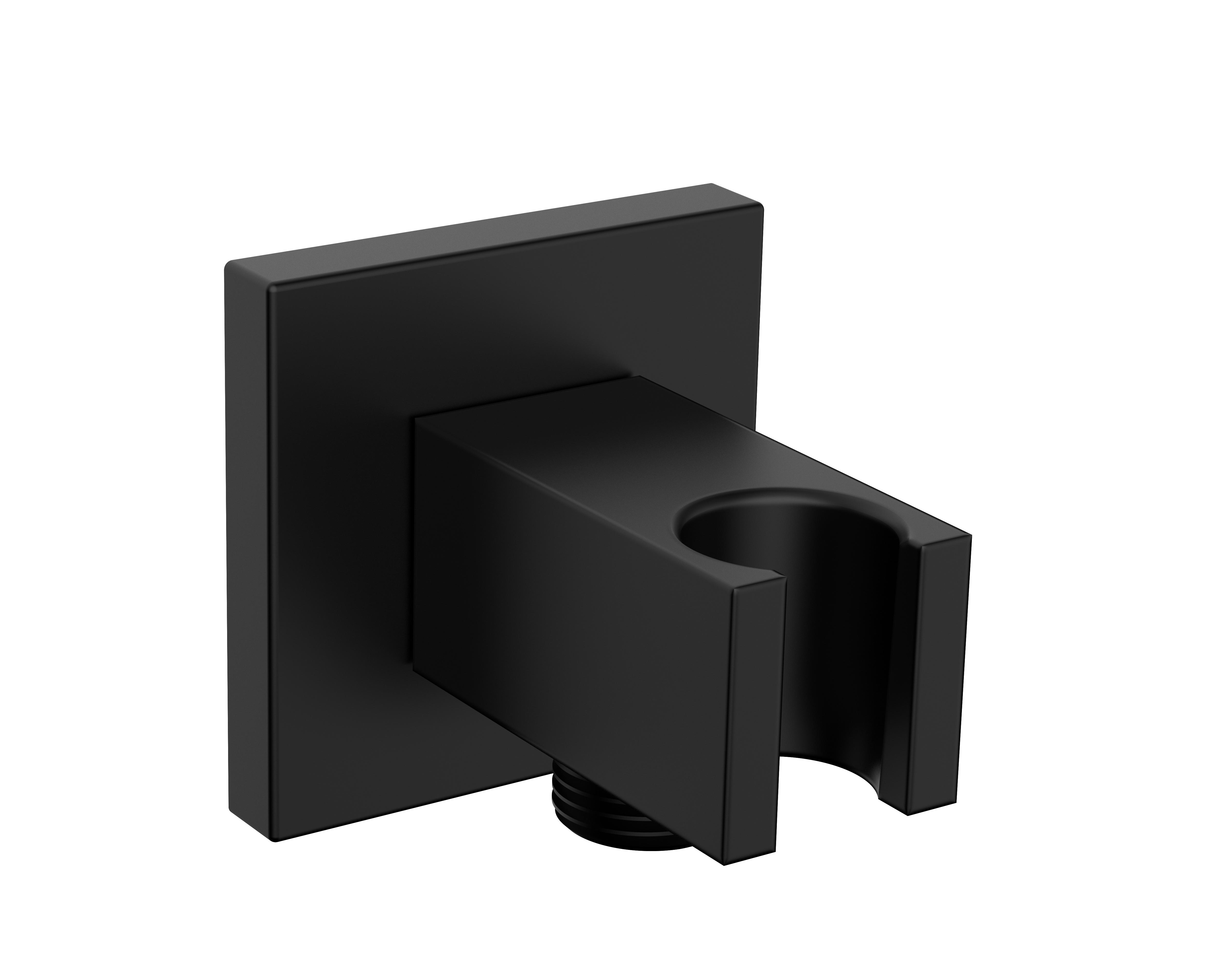 Изображение товара Подключение для душевого шланга Iddis Folk FOLBL00i62 черный матовый