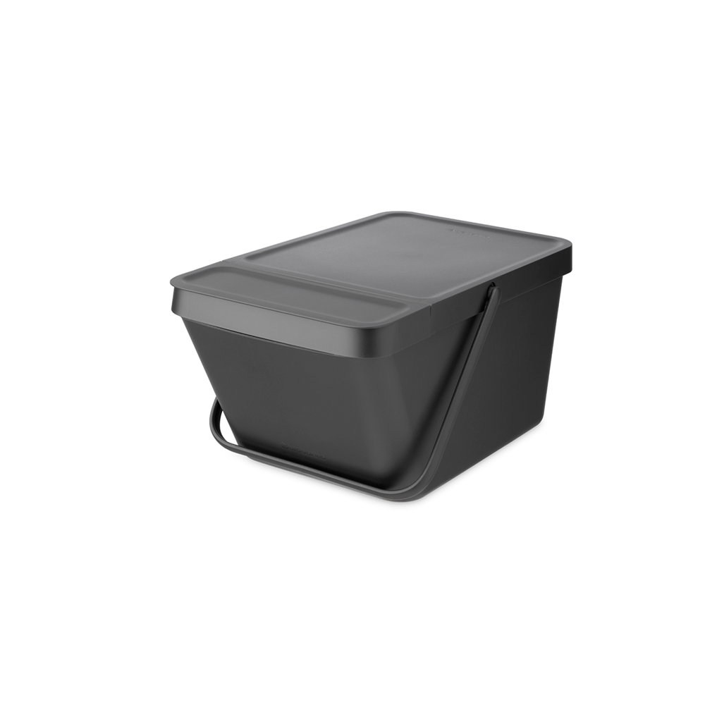 Изображение товара Мусорный бак Brabantia 20 л серый пластик для кухни и офиса