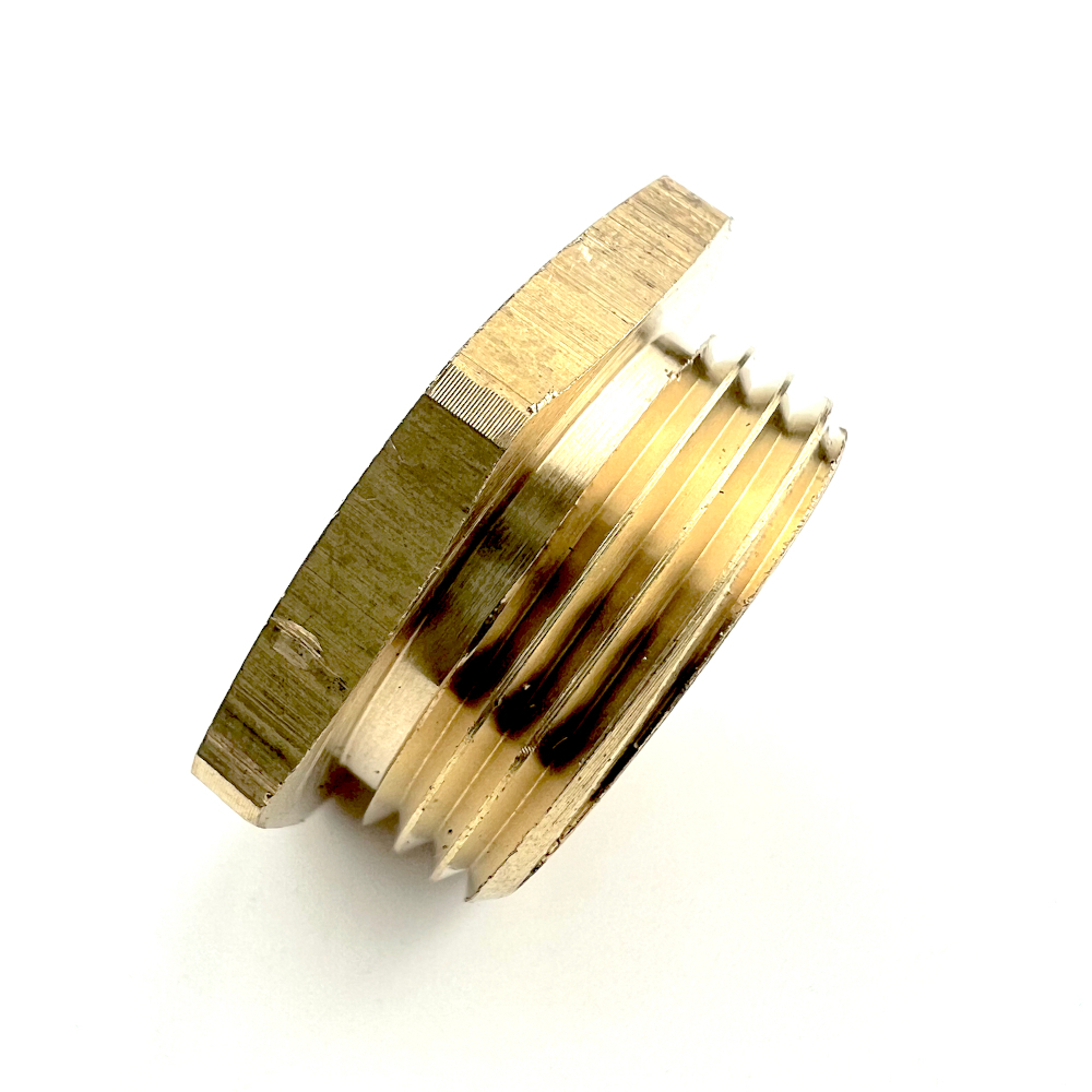 Изображение товара Латунная заглушка 3/4 НР для труб водоснабжения Профитт Россия