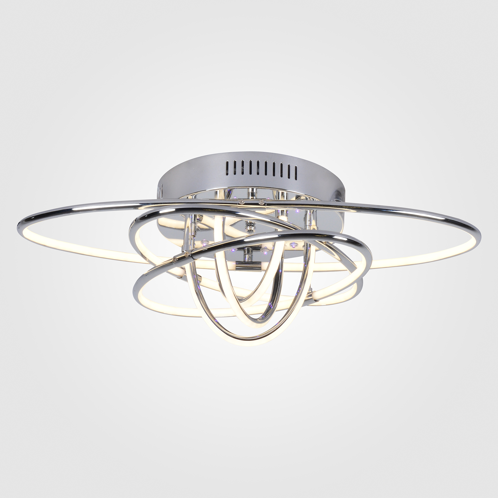 Изображение товара Светильник светодиодный Eurosvet Jupiter 90132/9 хром 82 Вт 22 м²