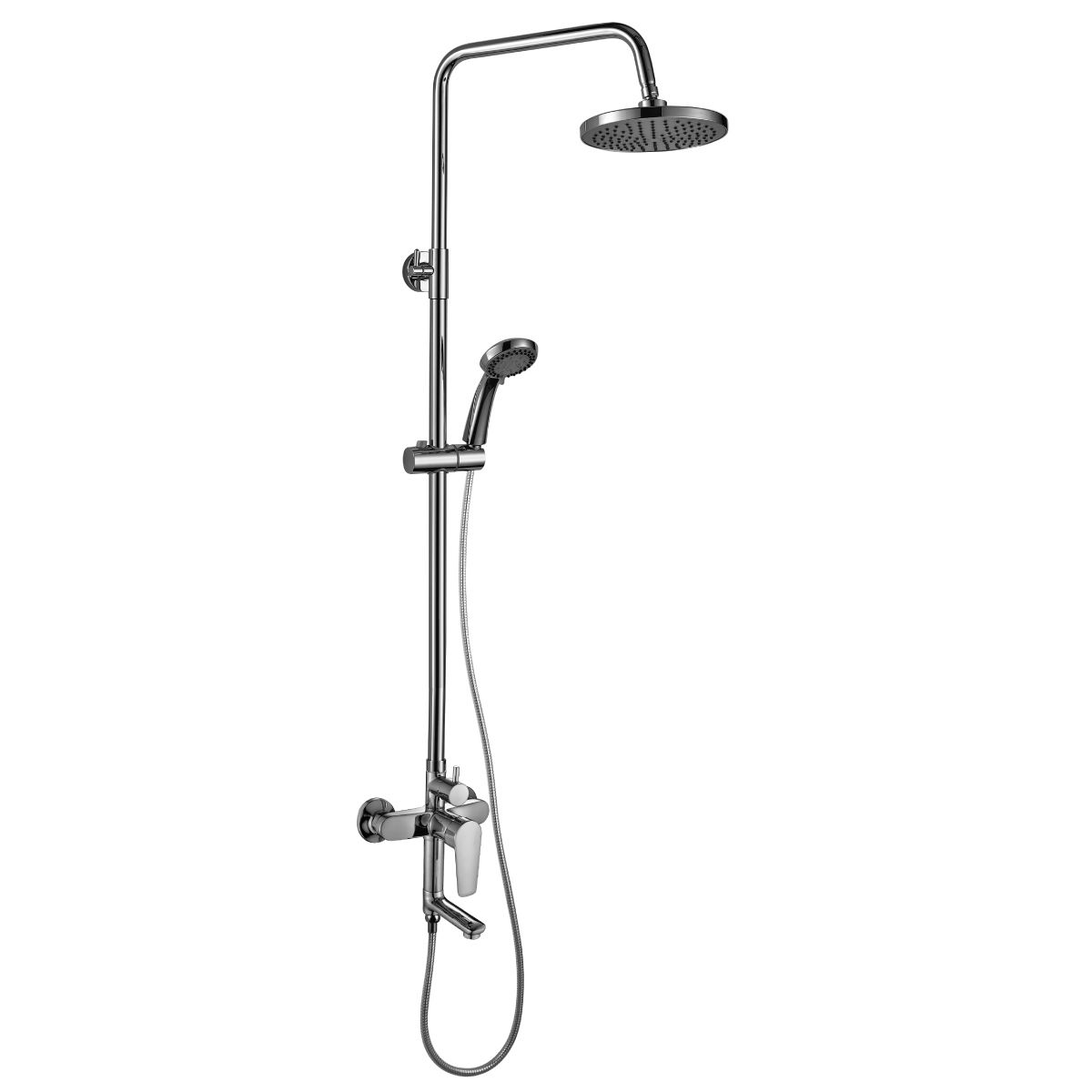 Изображение товара Душевая система Rossinka Silvermix S35-46 со смесителем 3 режима цвет хром
