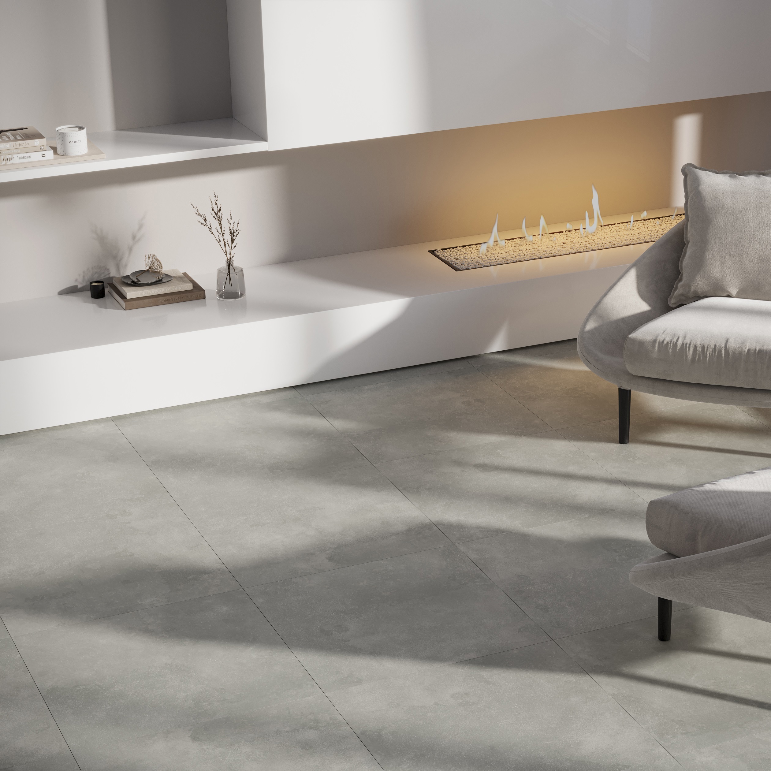 Изображение товара Глазурованный керамогранит Loft G-1206/MR 600x600 мм серый, матовый, Россия