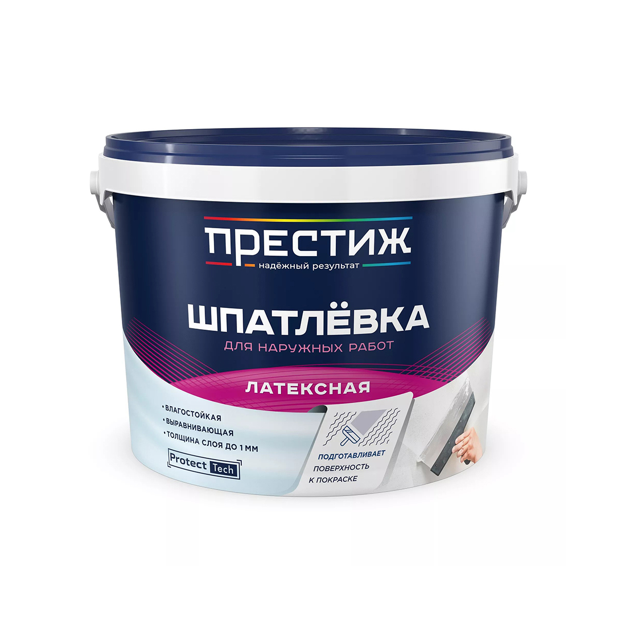 Изображение товара Шпаклевка латексная Престиж бесцветный 14кг