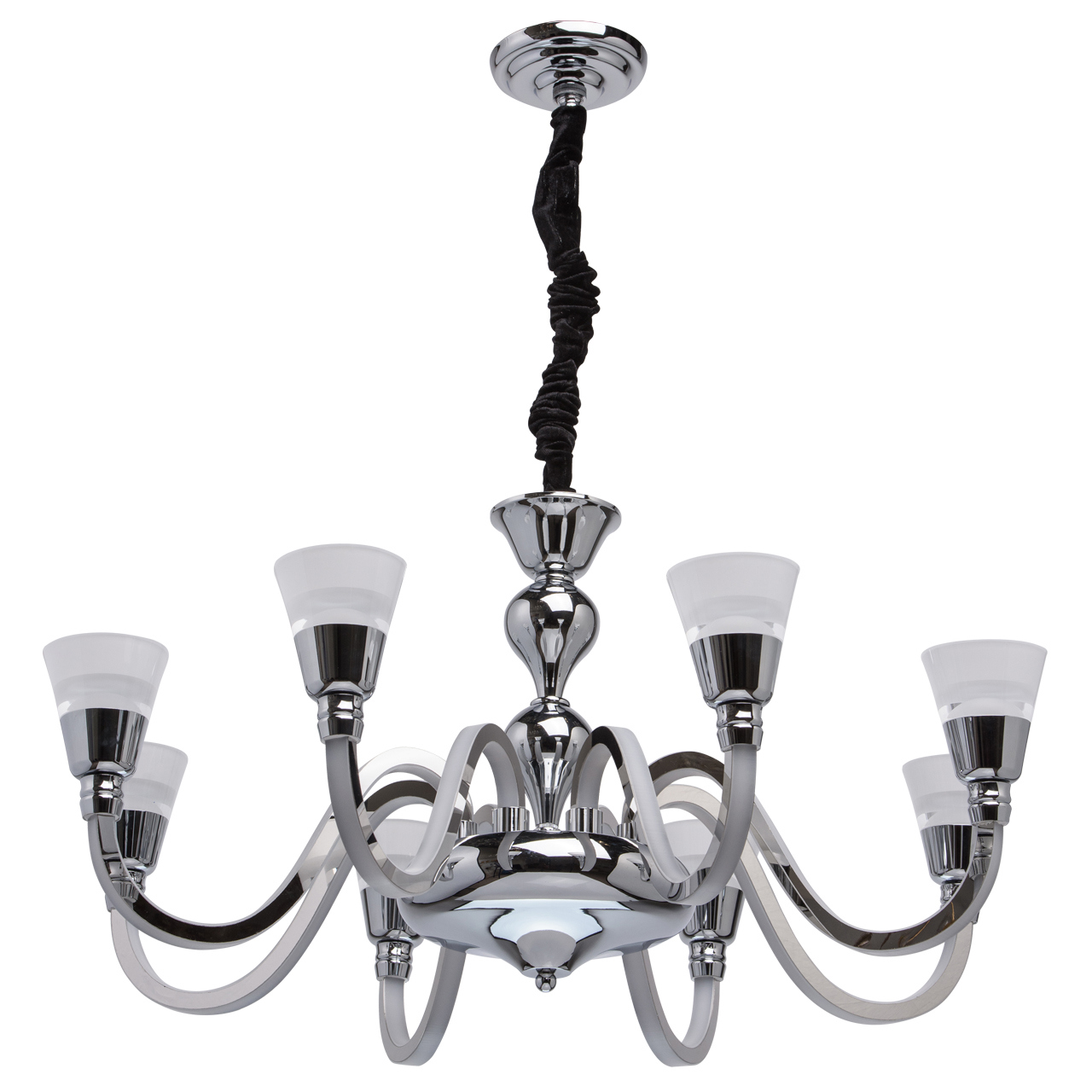 Изображение товара Подвесной светодиодный светильник Regenbogen Ротенбург 16 м² серый серебристый