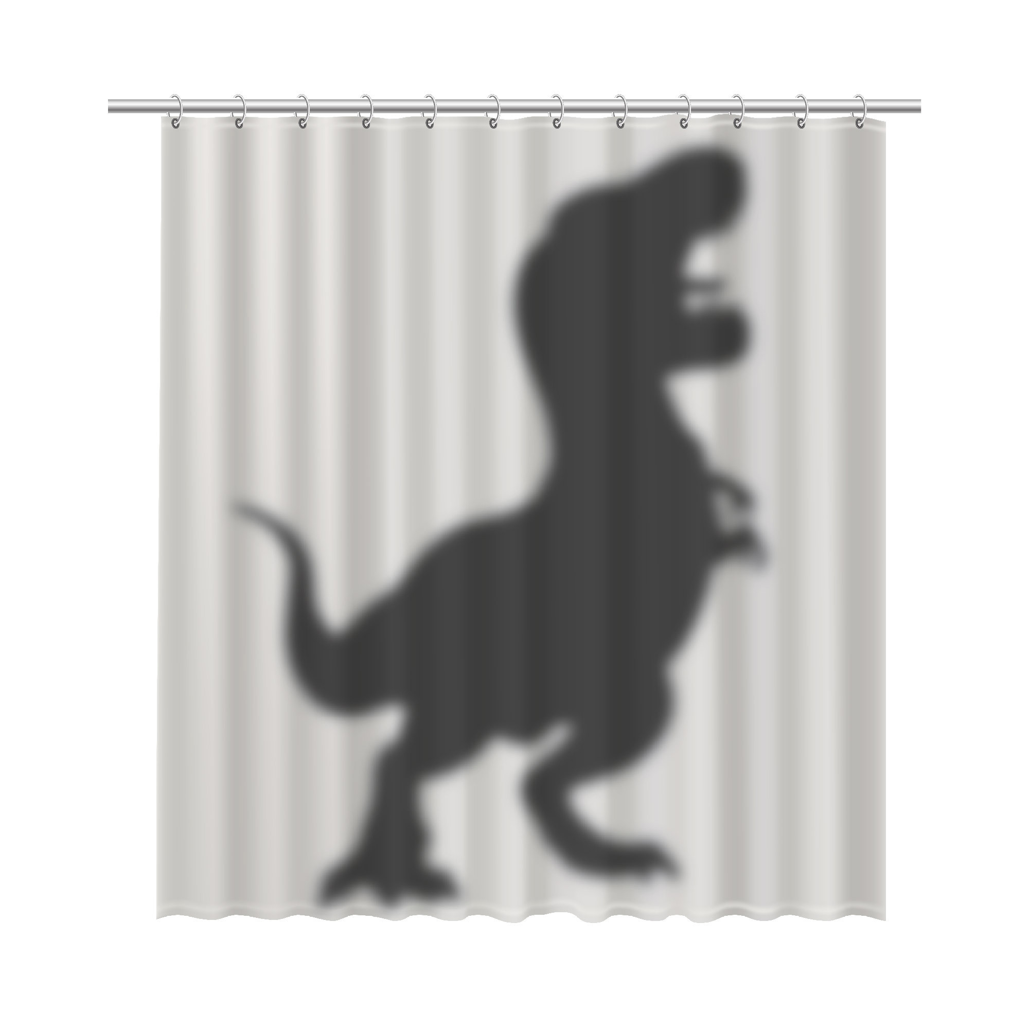 Изображение товара Штора для ванной Fixsen Dino FX-2521 180x200 см полиэстер цвет белый