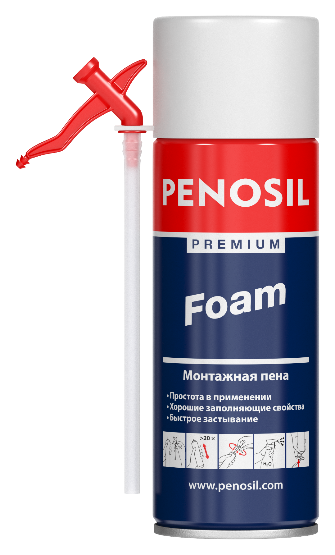 Изображение товара Пена монтажная бытовая Penosil Premium Foam 350 мл