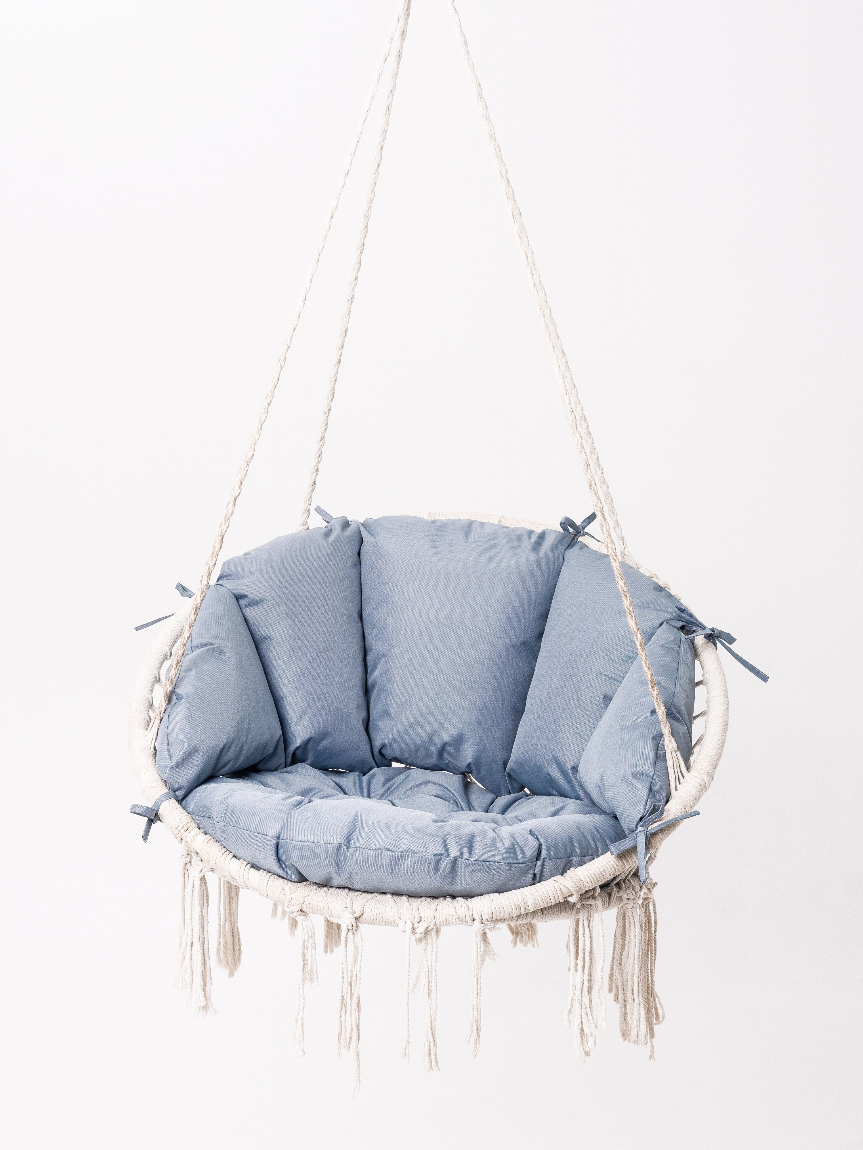 Изображение товара Подушка для подвесного кресла Уйвот НаборСеро-Голубой, 140x60 см, цвет серо-голубой