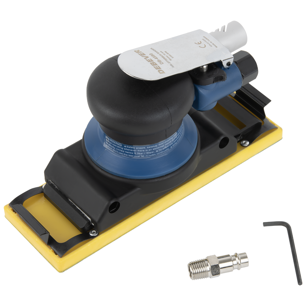 Изображение товара Плоскошлифовальная вибрационная машина пневматическая Debever DB-4580 510 л/мин, 203 мм