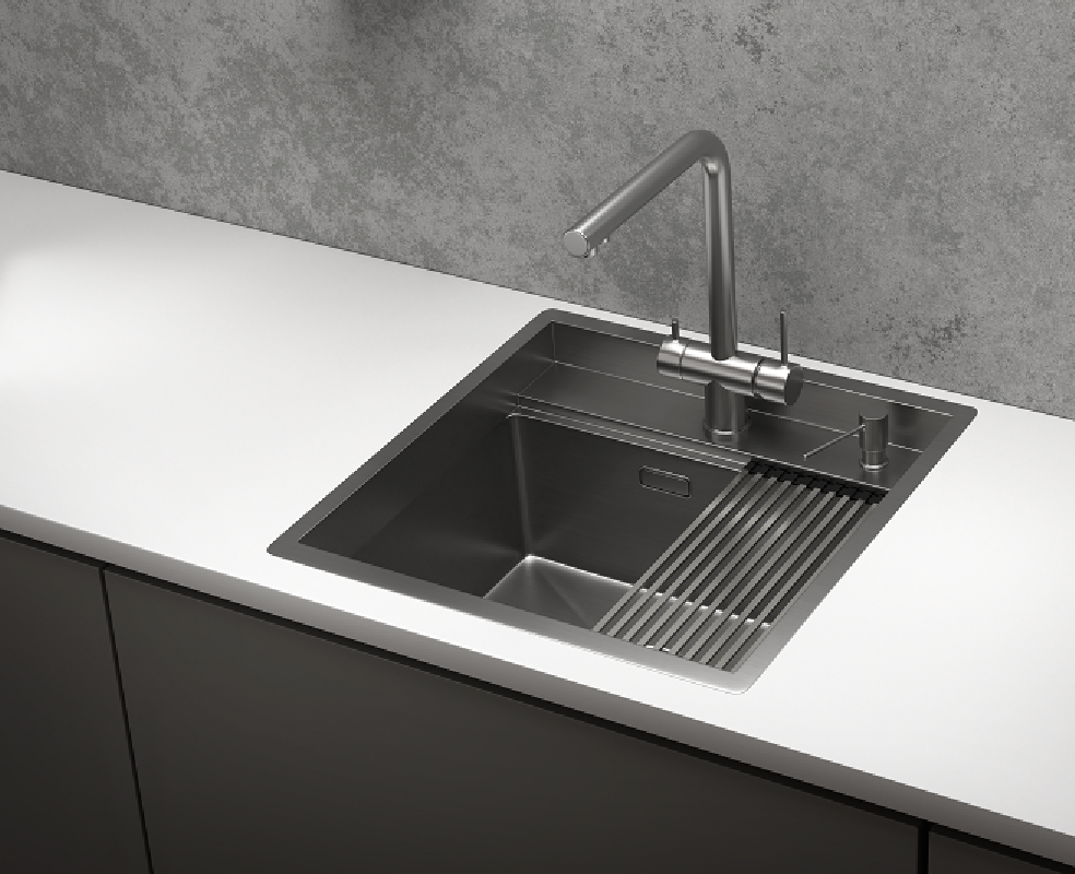 Изображение товара Накладная мойка Granula KS-5051 510x50x23.5 см нержавеющая сталь цвет нержавеющая сталь