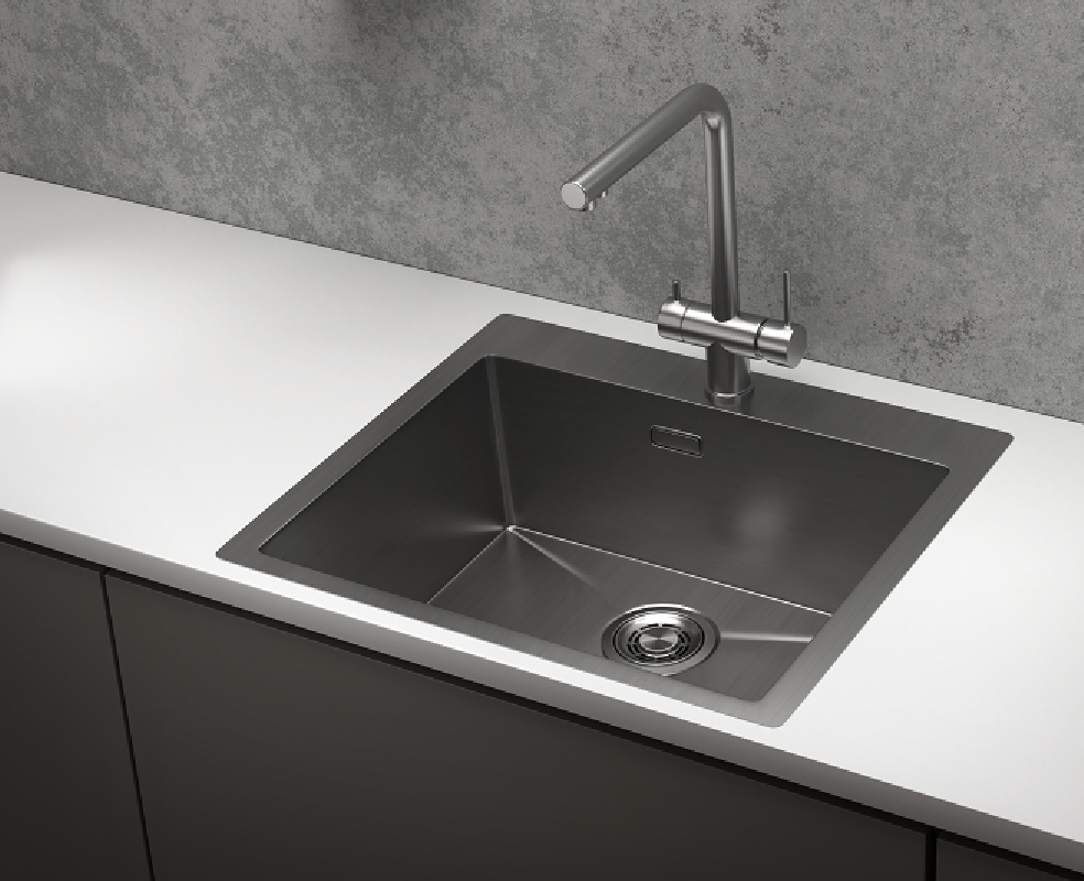 Изображение товара Накладная мойка Granula 5951 51x59x40 см нержавеющая сталь цвет нержавеющая сталь