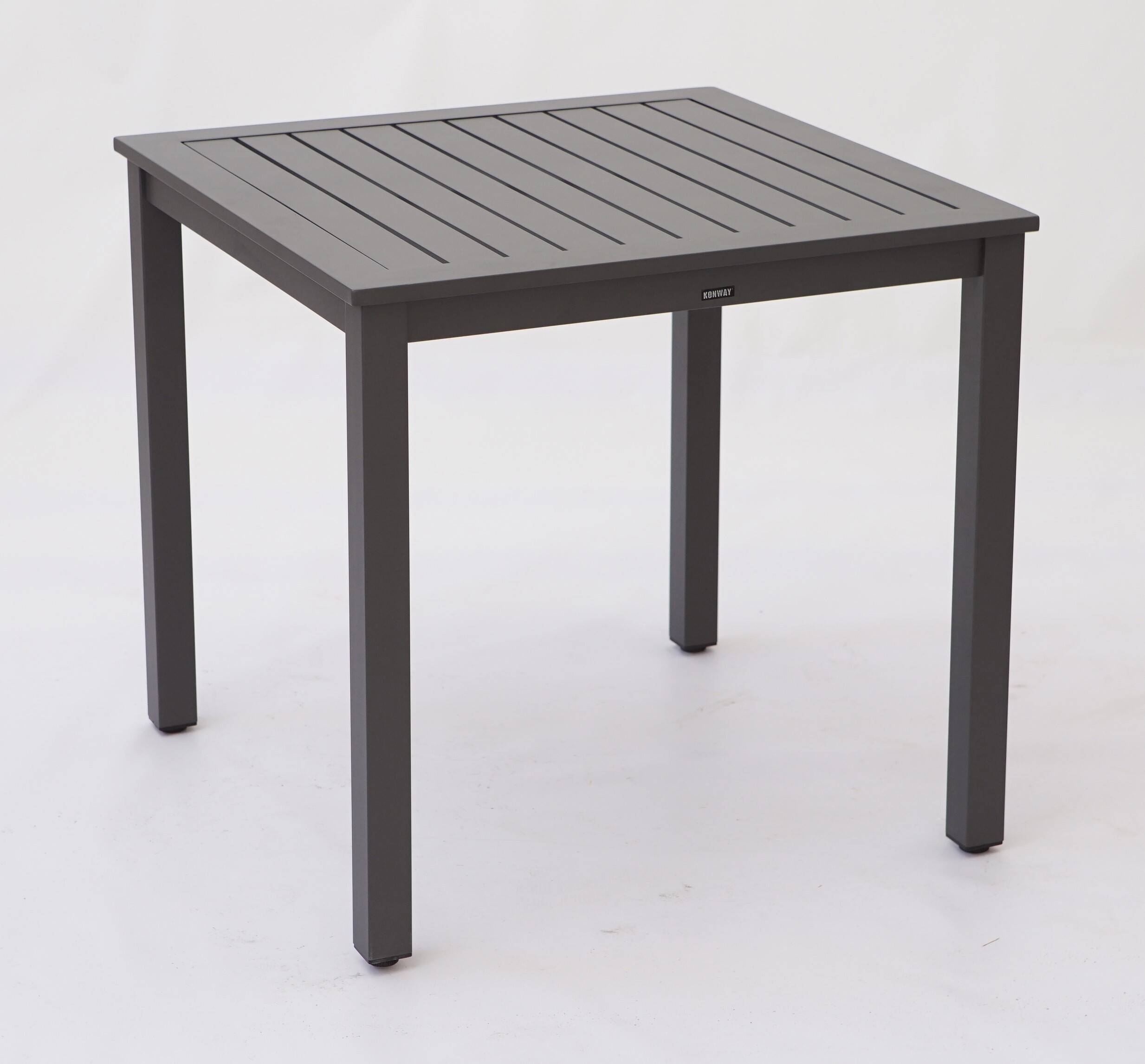 Изображение товара Нераздвижной садовый стол Konway Торонто 80х80 см алюминий антрацит