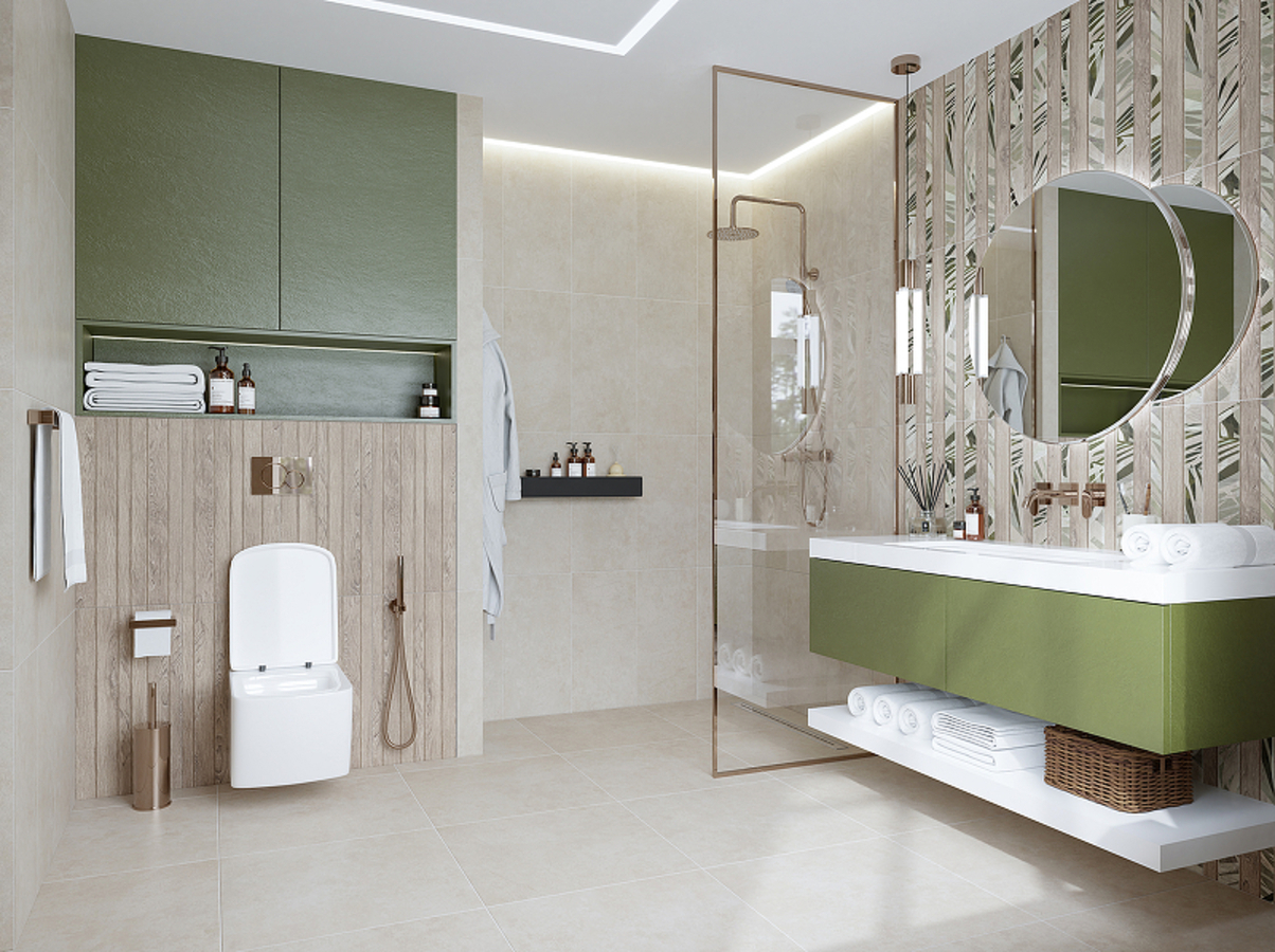 Изображение товара Керамогранит Azori Desert beige 60x60 см для ванной и кухни