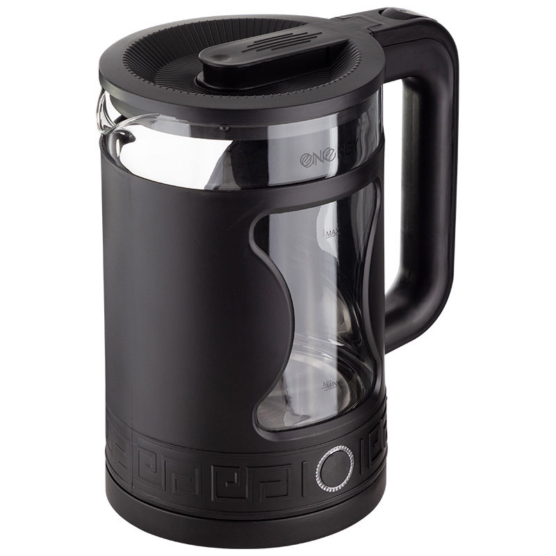 Изображение товара Электрический чайник Energy E-257 1.5 л стекло черный с подсветкой и защитой
