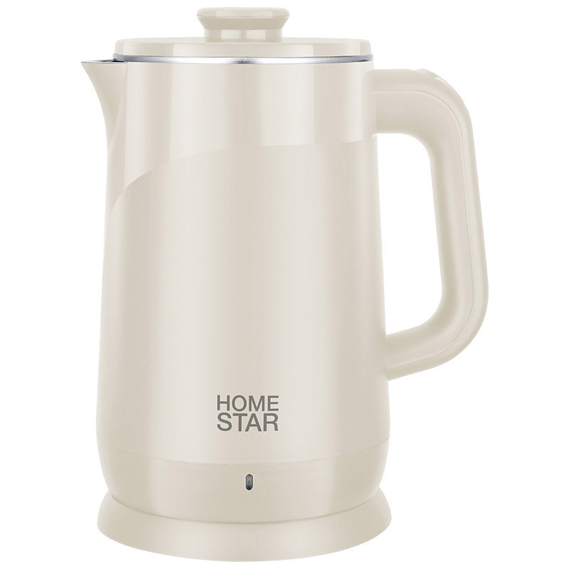 Изображение товара Электрический чайник Homestar HS-1006 1.8 л пластик нержавеющая сталь бежевый