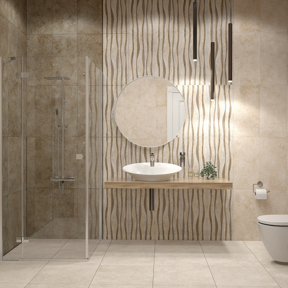 Изображение товара Настенная плитка Keramin Болонья 30x60см бежевый для стен интерьерное облицованиe