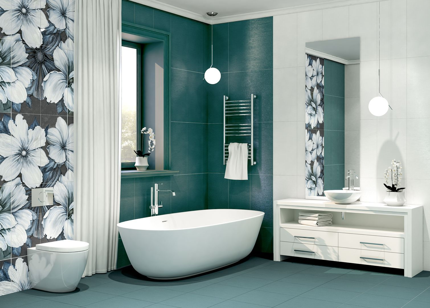 Изображение товара Плитка Azori Devore 507163001 42x42см 1.23 м² цвет зеленый