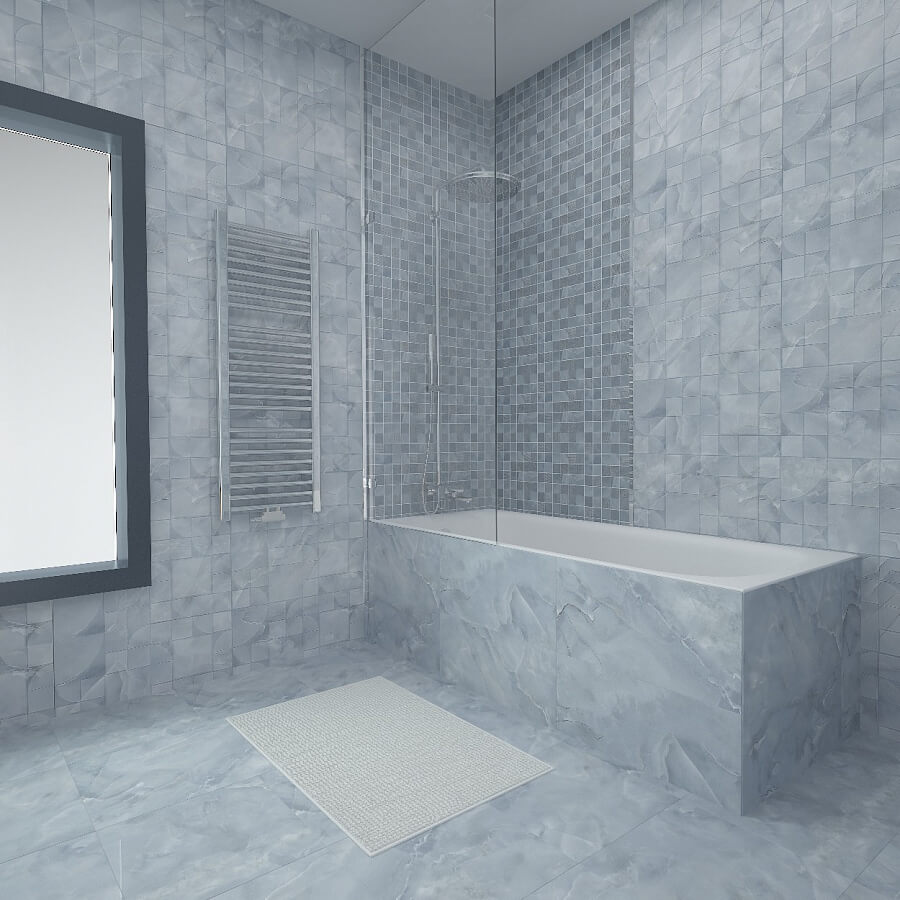 Изображение товара Напольная плитка Kerlife Onice blu 1252 42x42см 1.23 м² цвет синий