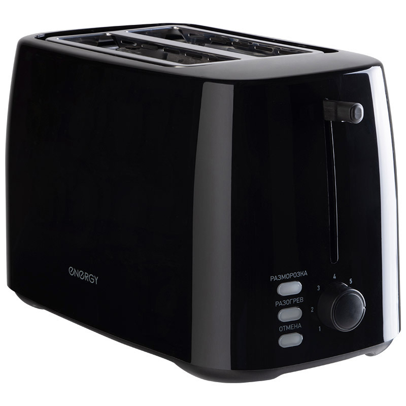 Изображение товара Электрический тостер ENERGY EN-260 черный 2 слота 6 степеней прожарки