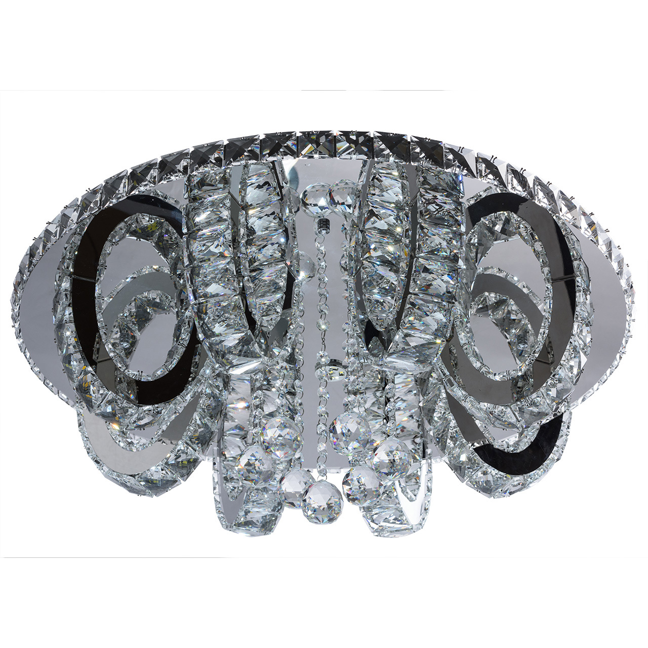 Изображение товара Люстра потолочная светодиодная Regenbogen Гослар 48 м² регулируемый цвет света RGBW цвет серый/серебристый