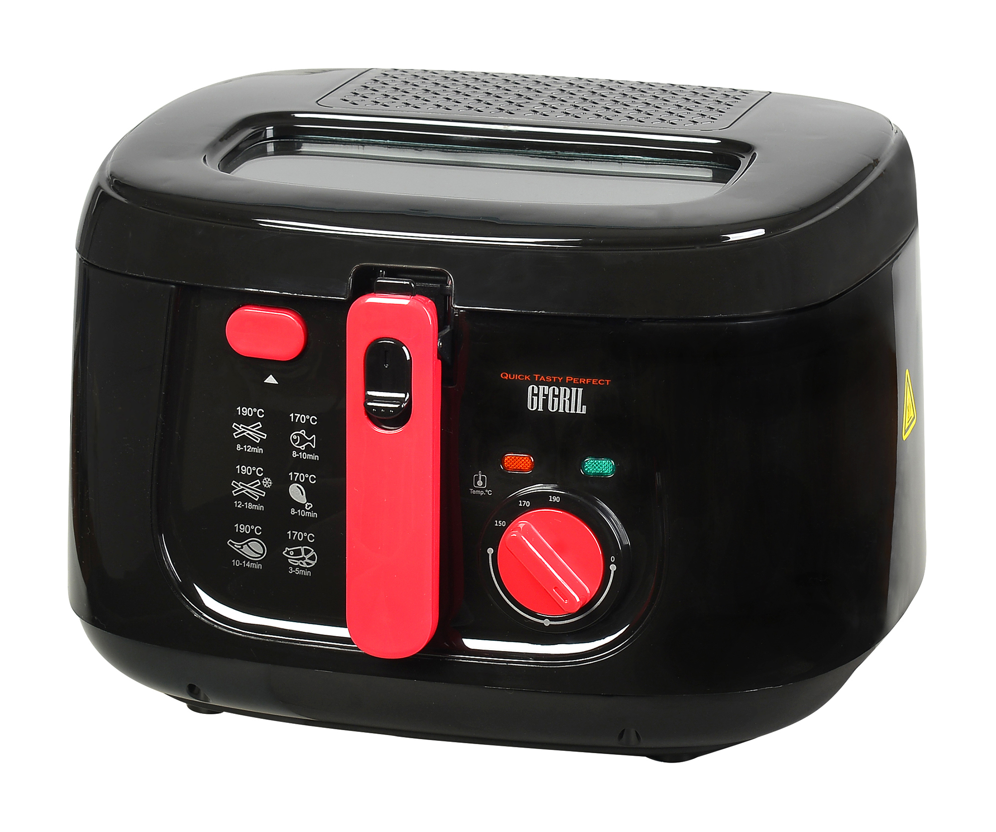 Изображение товара Электрическая фритюрница GFGRIL GFF-052BR 2.5 л черная компактная