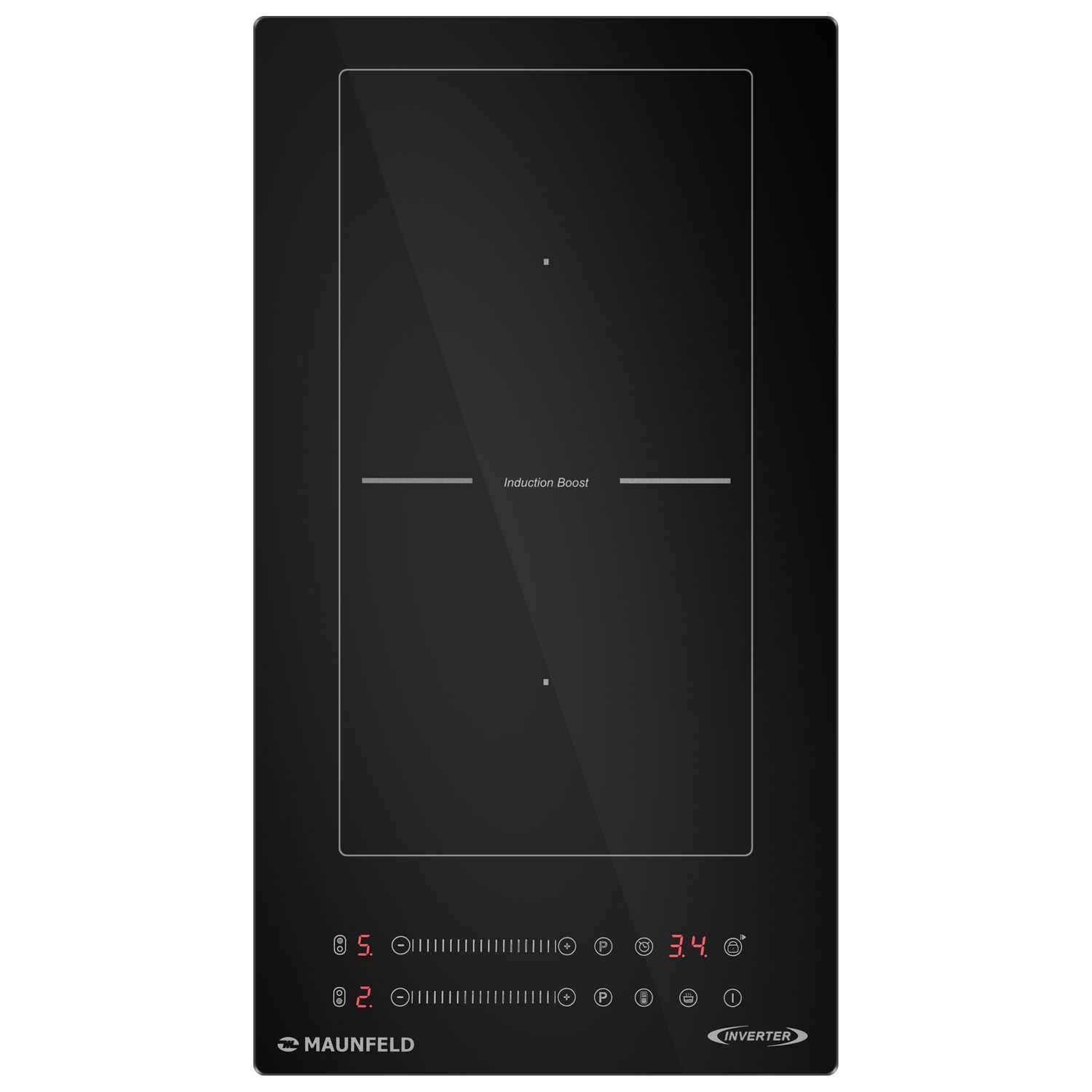 Изображение товара Электрическая варочная панель Maunfeld CVI292S2BBK Inverter 2 конфорки черная