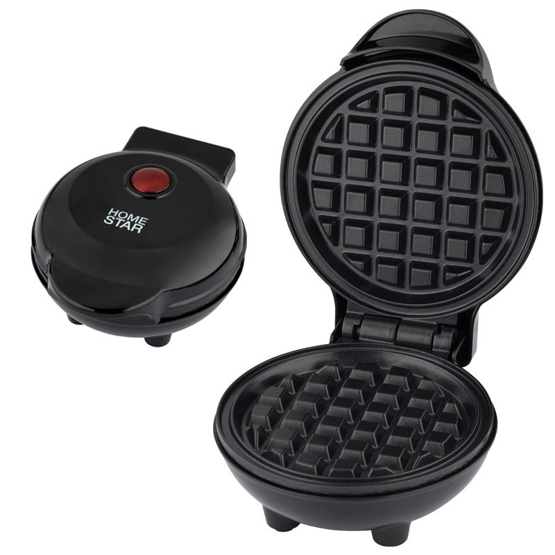 Изображение товара Вафельница Homestar HS-2040 черная с антипригарным покрытием 500Вт