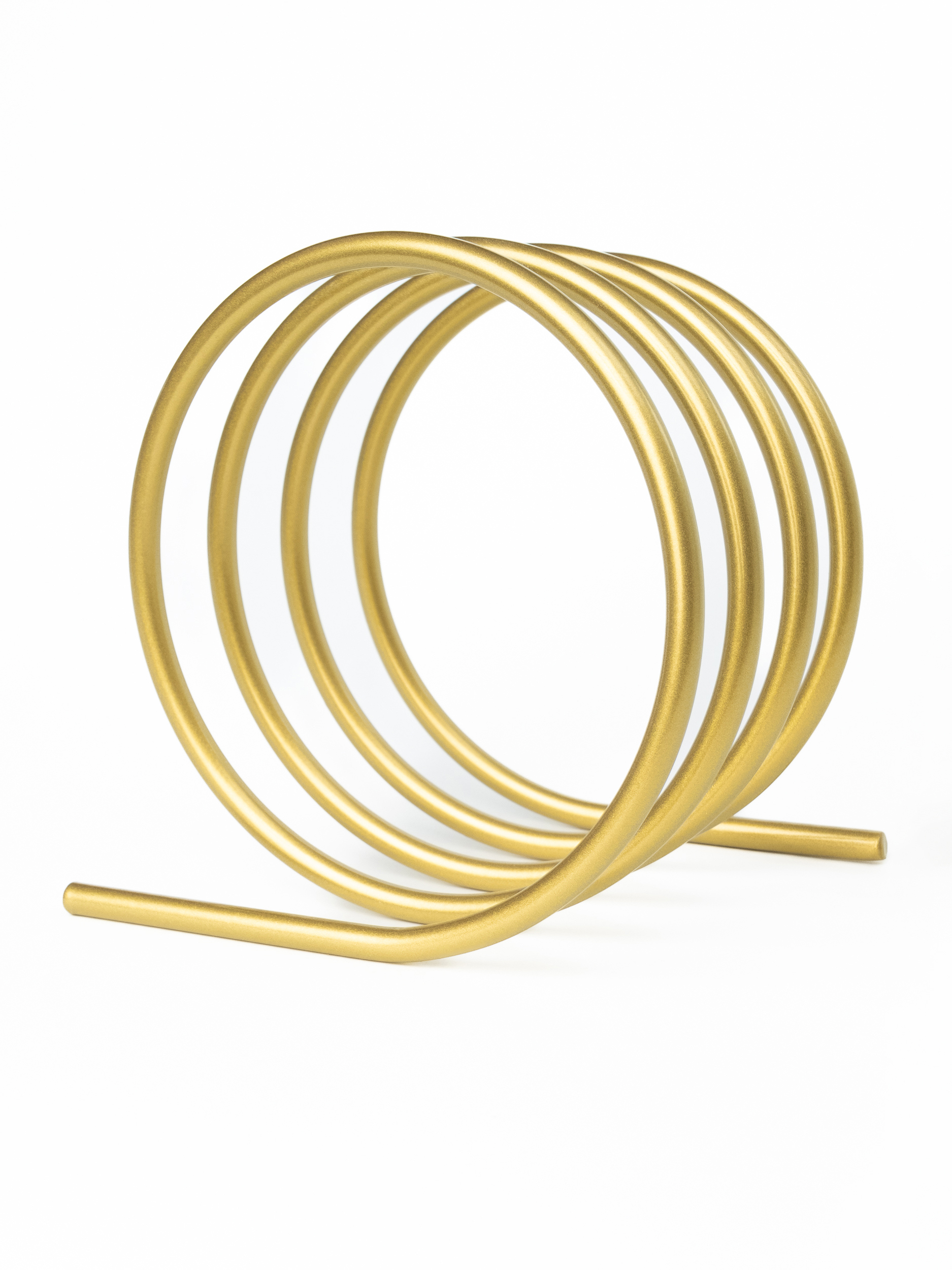 Изображение товара Подставка для посуды ILWI INT-W-DU-O-1/3, сталь, золотой цвет, 17x16x16 см