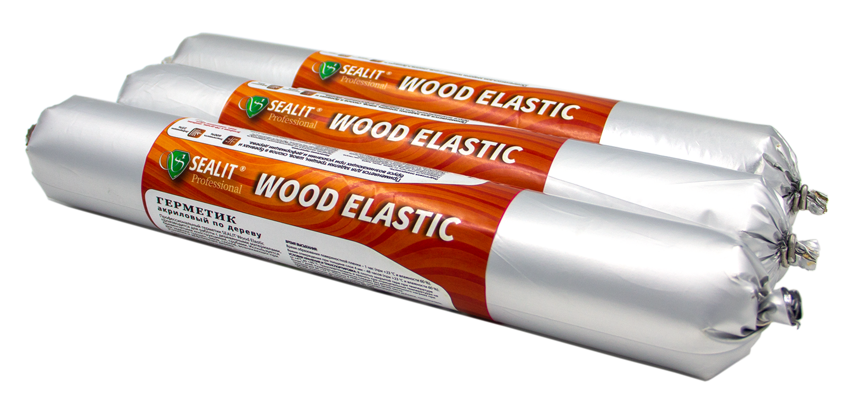 Изображение товара Герметик акриловый Sealit Wood Elastic для дерева тик 0.60 л