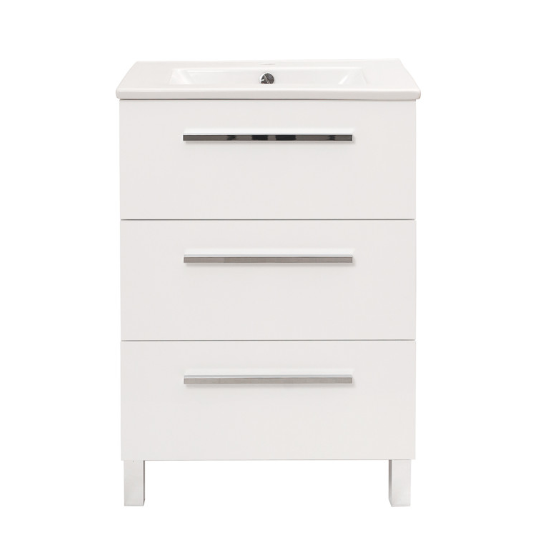 Изображение товара Тумба под раковину Мадрид Квадро 60 см белая для ванной комнаты