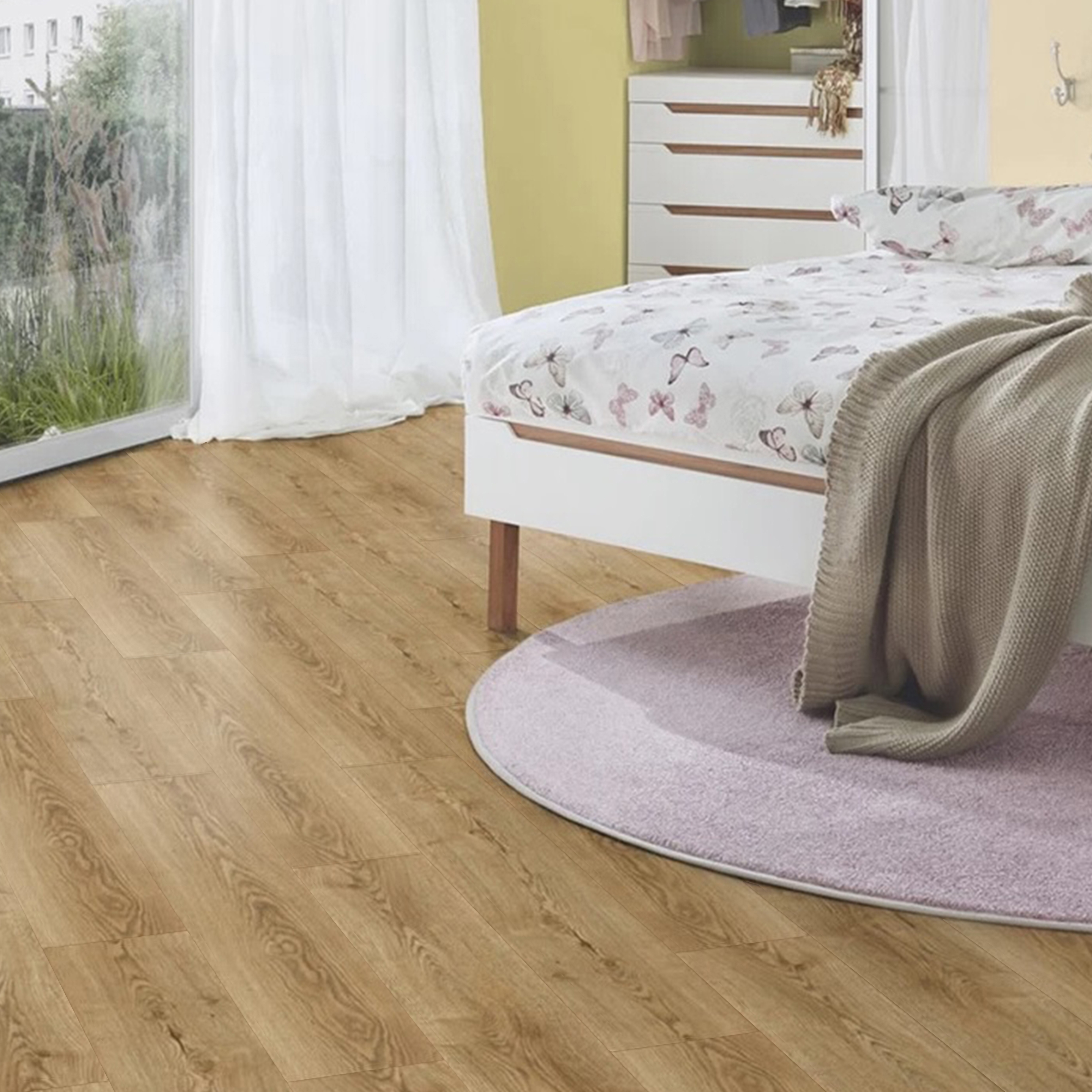 Изображение товара Ламинат Дуб Стерлинг Сумеречный 32 класс 8 мм 2.22 м² KRONOSTEP