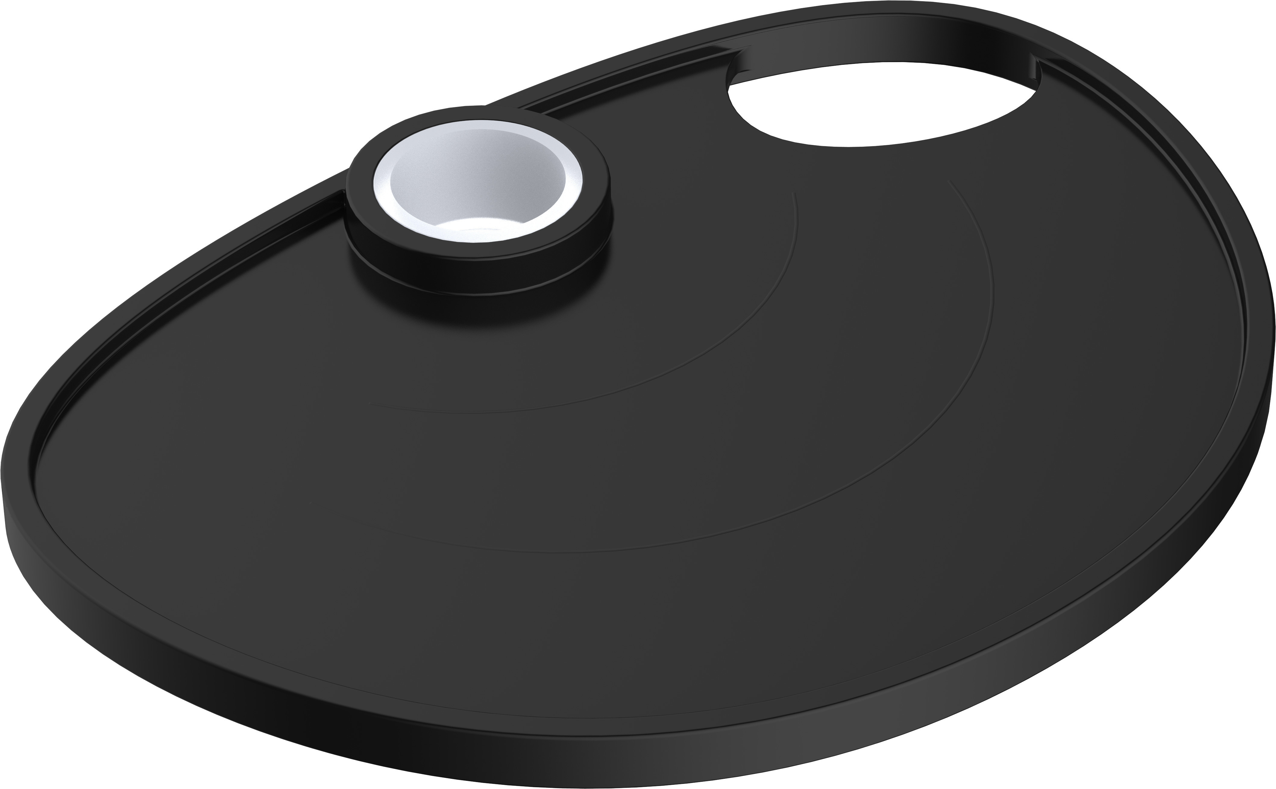 Изображение товара Мыльница для душевой штанги Iddis Agua AGUPM0i17 пластик цвет черный матовый