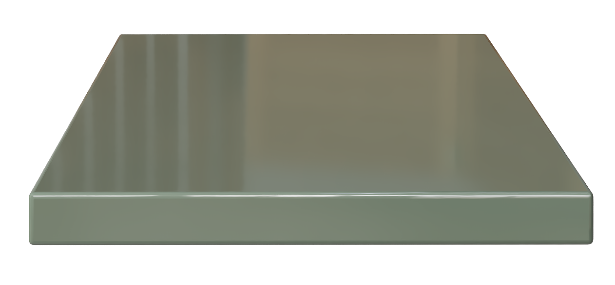 Изображение товара Столешница в ванную Scandi SC60O 60x47 см литьевой мрамор цвет оливковый