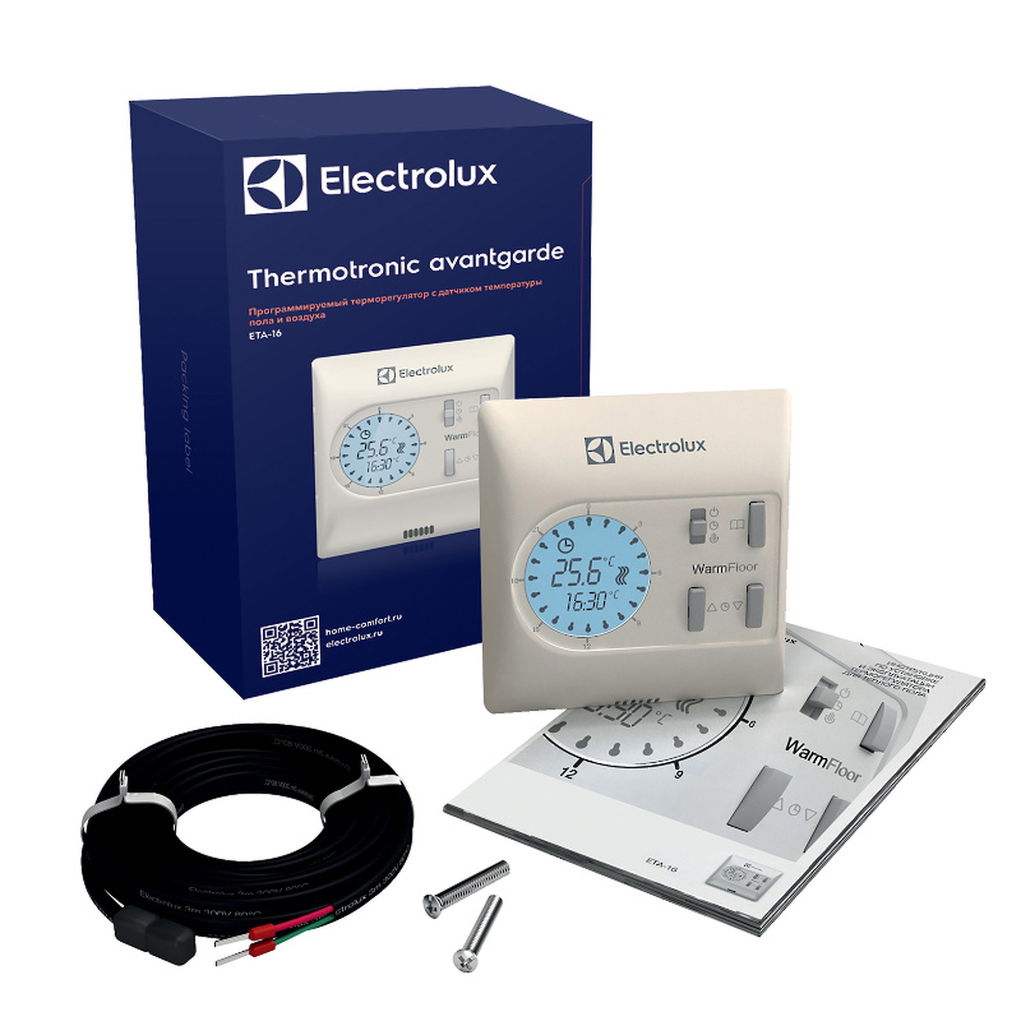 Терморегулятор для теплого пола Electrolux ETA-16 электронный ...