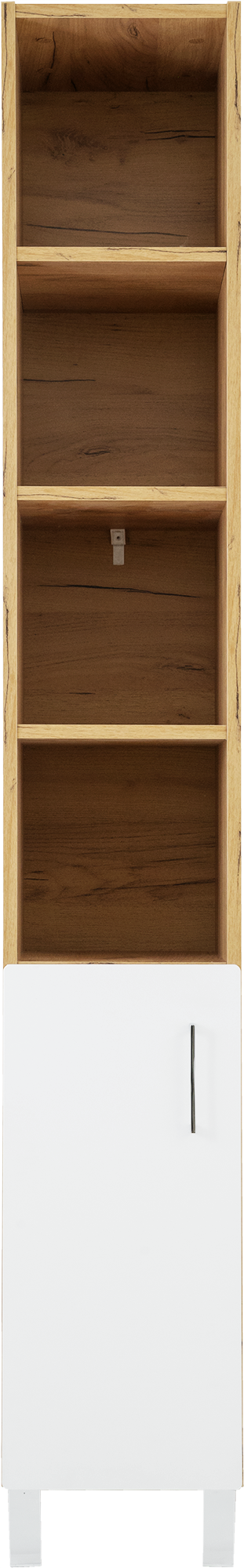 Изображение товара Пенал для ванной Акваль Лофт 30 см цвет белый