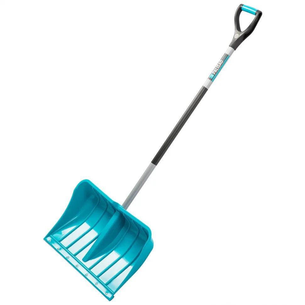 Изображение товара Пластиковая лопата для уборки снега Palisad LUXE 54 см стальной черенок морозостойкая