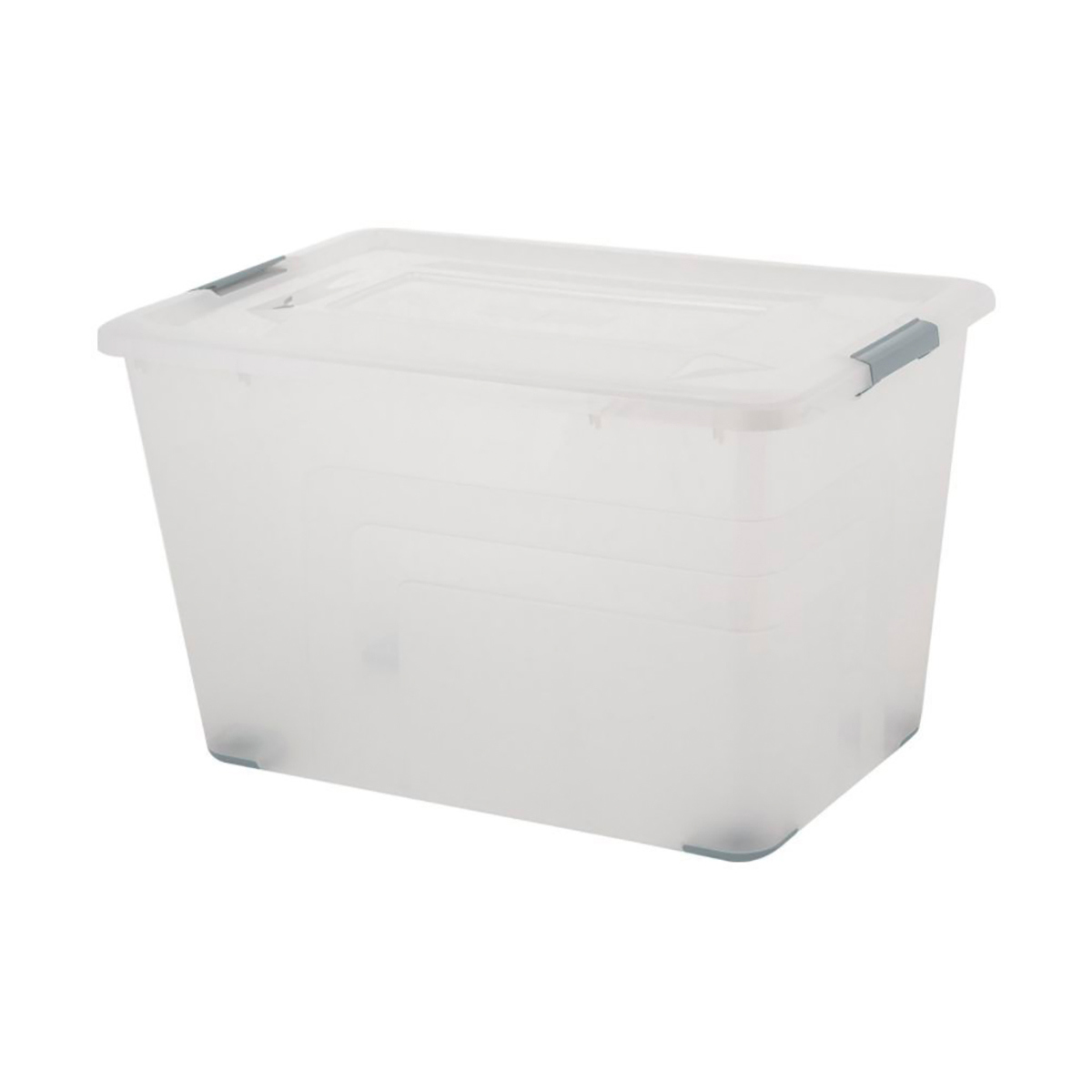 Изображение товара Ящик Plast team 236794 56.5x38.5x36 см полипропилен цвет прозрачный Изображение товара Ящик Plast team 236794 56.5x38.5x36 см полипропилен цвет прозрачный