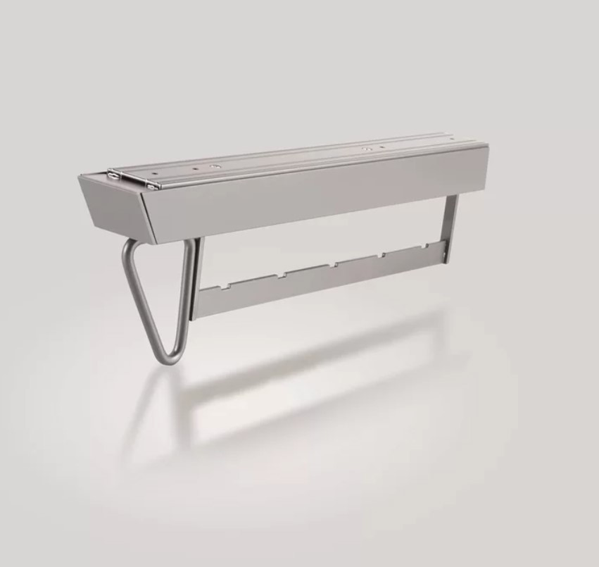 Изображение товара Вешалка для вещей Firmax FRM5809.01 5.40x13.70x42.50 см металл цвет шампань