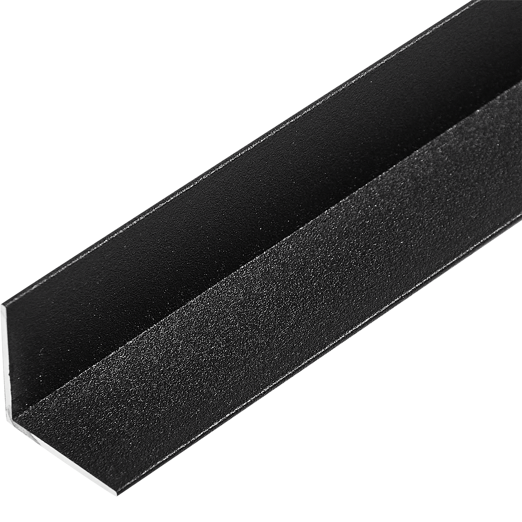 Профиль L-образный алюминий 10x10x1x2700 мм черный