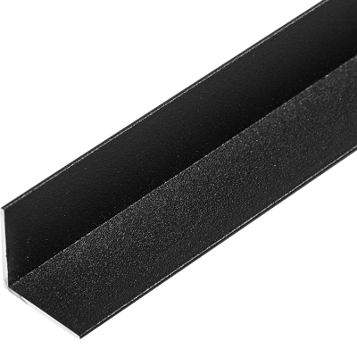 Профиль L-образный алюминий 15x15x1x2700 мм черный