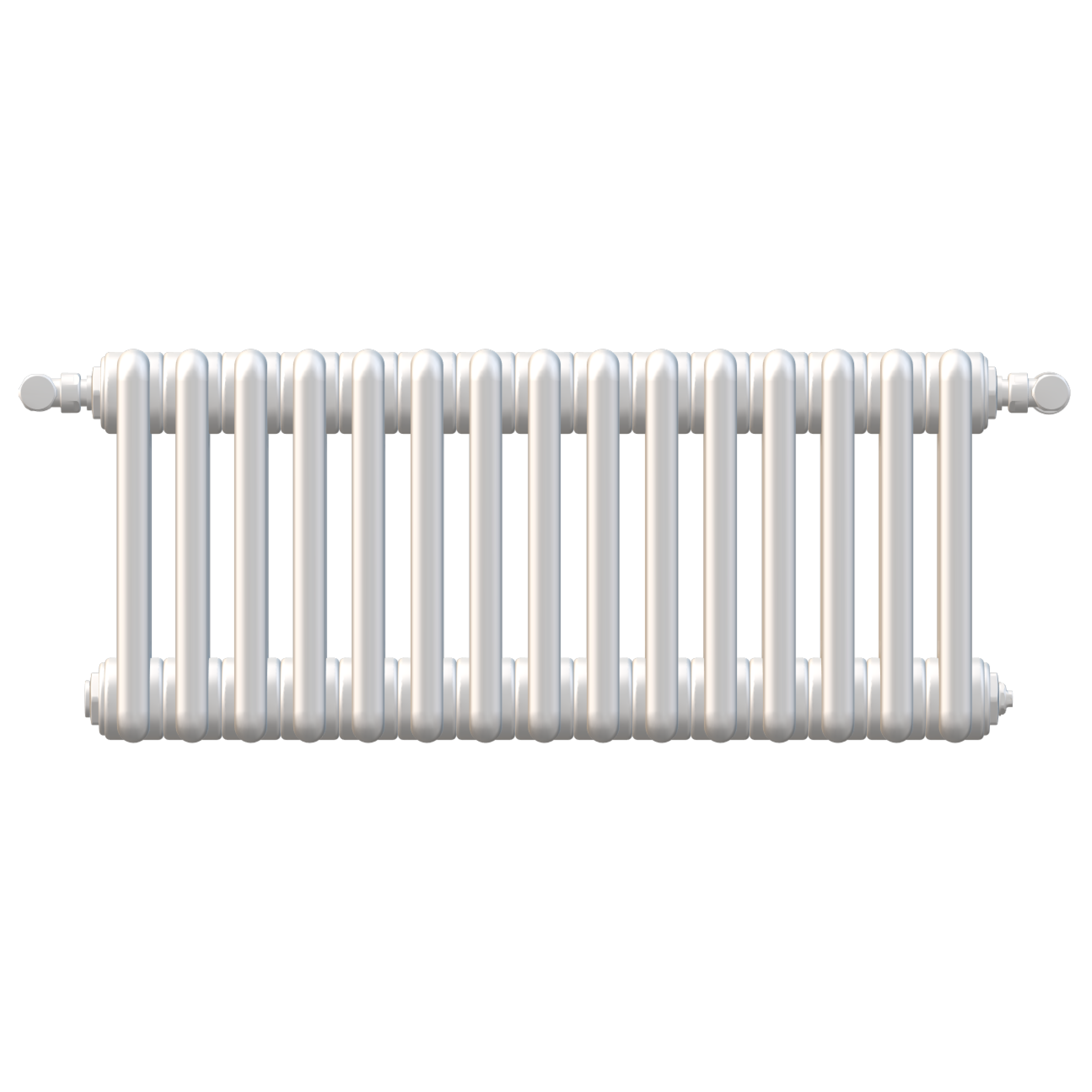 Изображение товара Радиатор Guardo Aqua трубчатый 50/1374 30 секций нижнее подключение сталь двухсторонний цвет белый