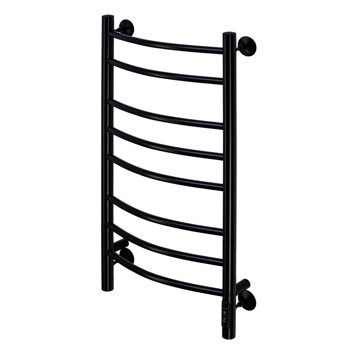 Изображение товара Полотенцесушитель электрический Comfysan Noumi 430x800 мм 282 Вт с терморегулятором лесенка цвет черный