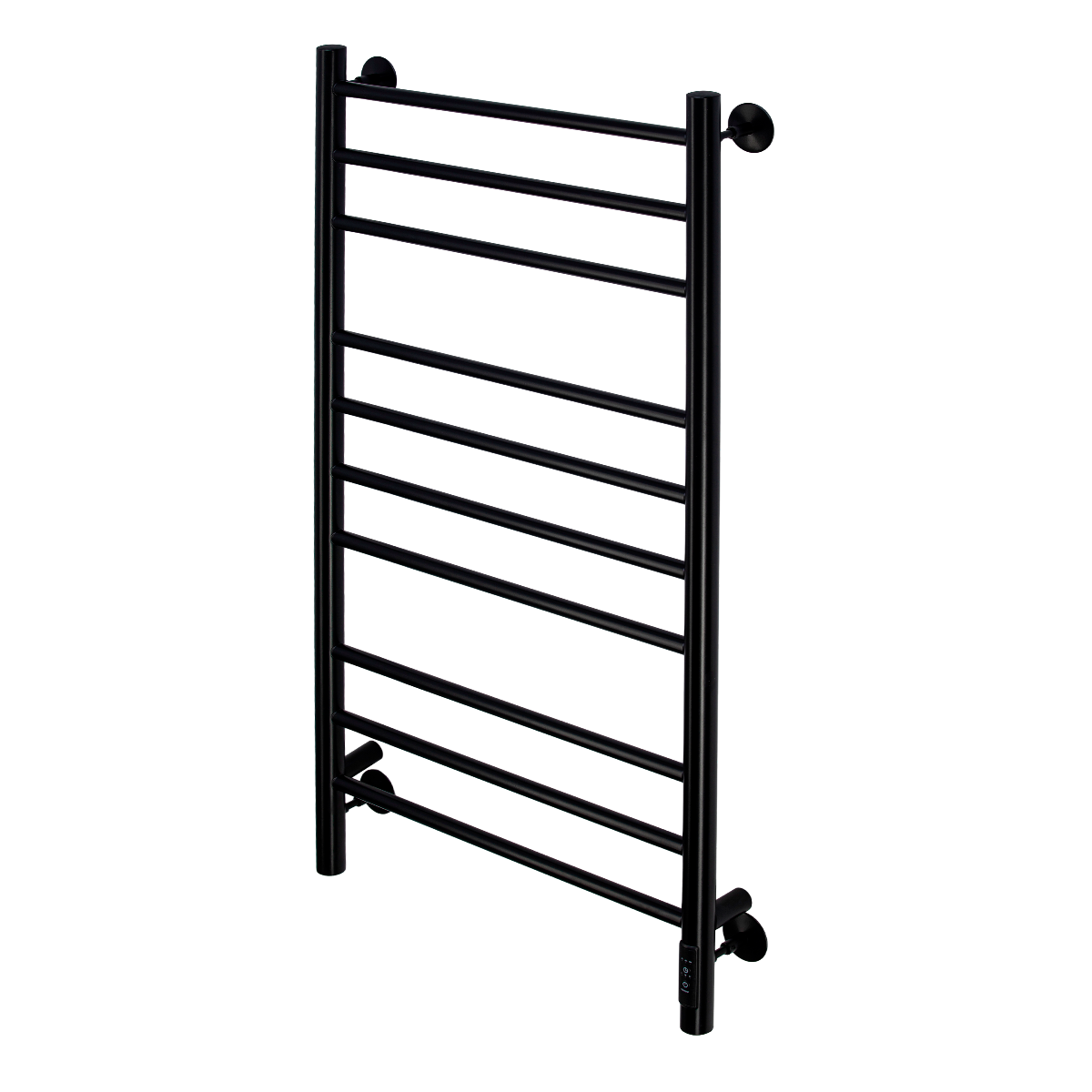 Изображение товара Полотенцесушитель электрический Comfysan Luce 400x800 мм 282 Вт с терморегулятором лесенка цвет черный