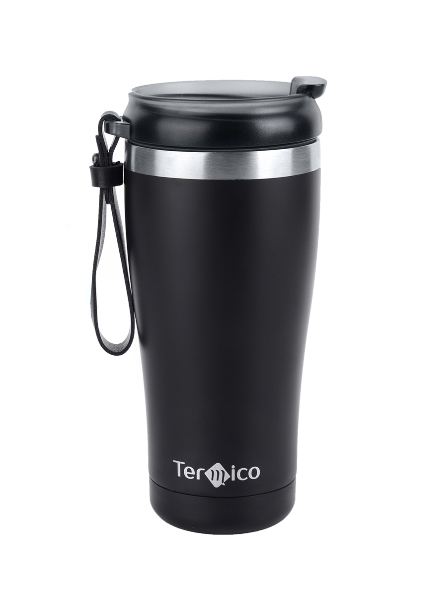 Изображение товара Термокружка 500 мл Termico черная с теплоизоляцией профессиональный аксессуар
