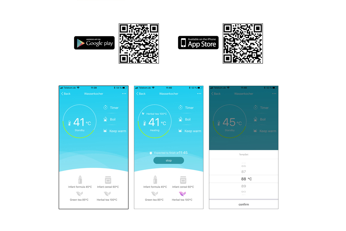 Изображение товара Электрический чайник Profi Cook PC-WKS 1167 G