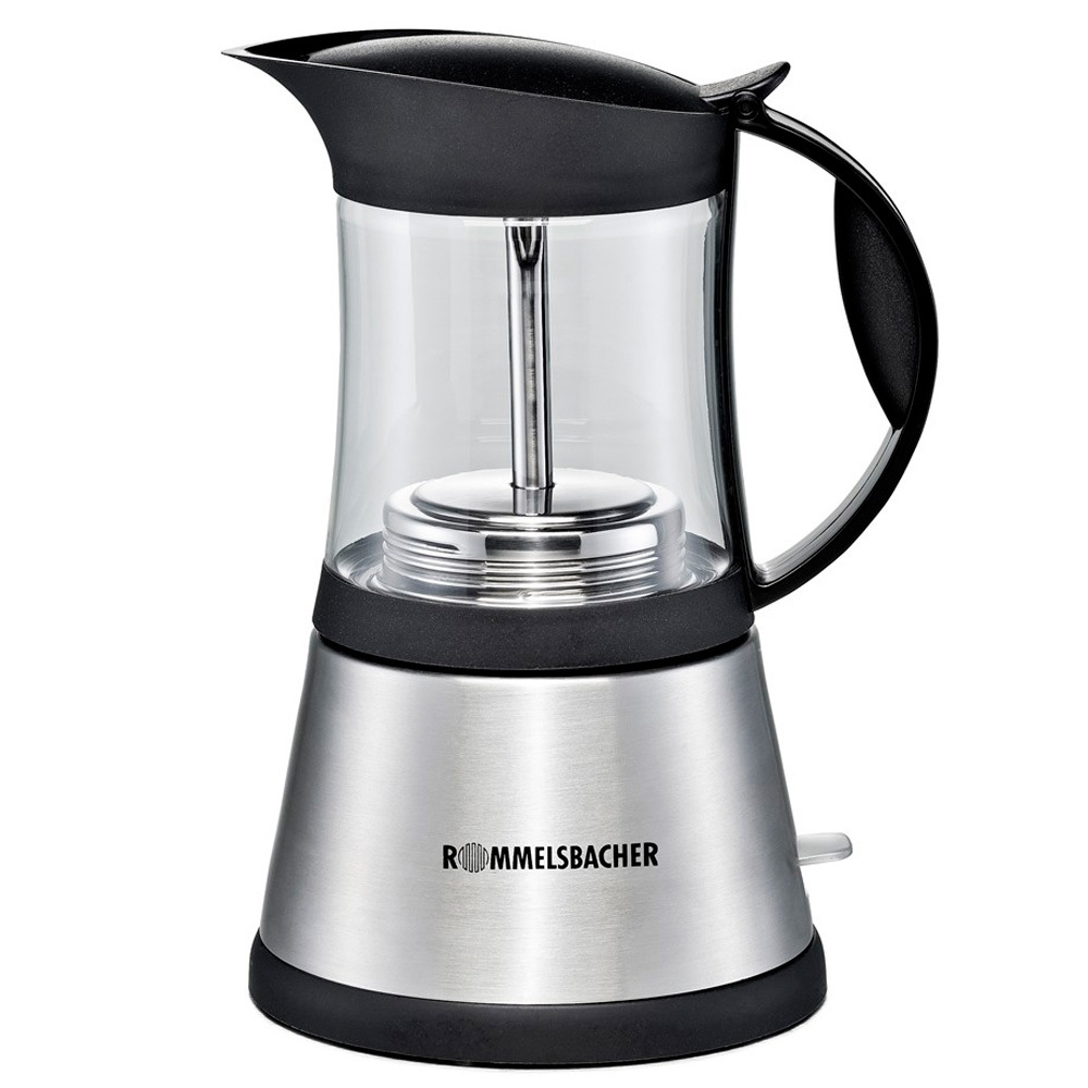 Изображение товара Гейзерная кофеварка Rommelsbacher 127442 нержавеющая сталь автоматическая