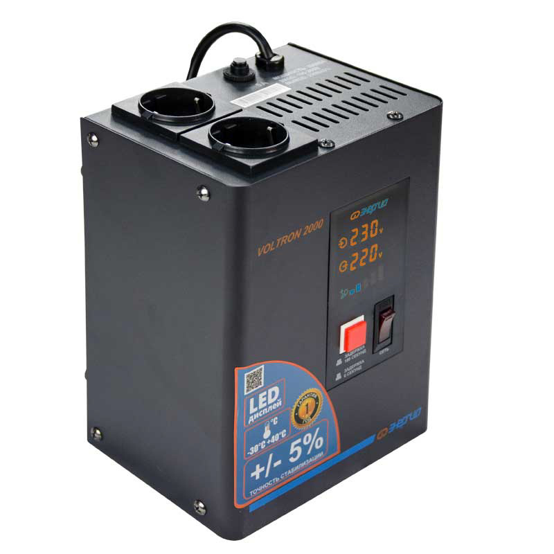 Изображение товара Стабилизатор напряжения Энергия Е0101-0156 1600 Вт для дома и мастерской