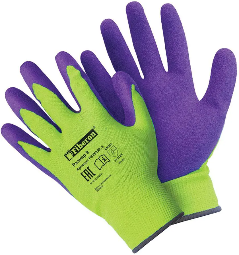 Перчатки латексные Fiberon Sandy PR-SL181 размер 9/L