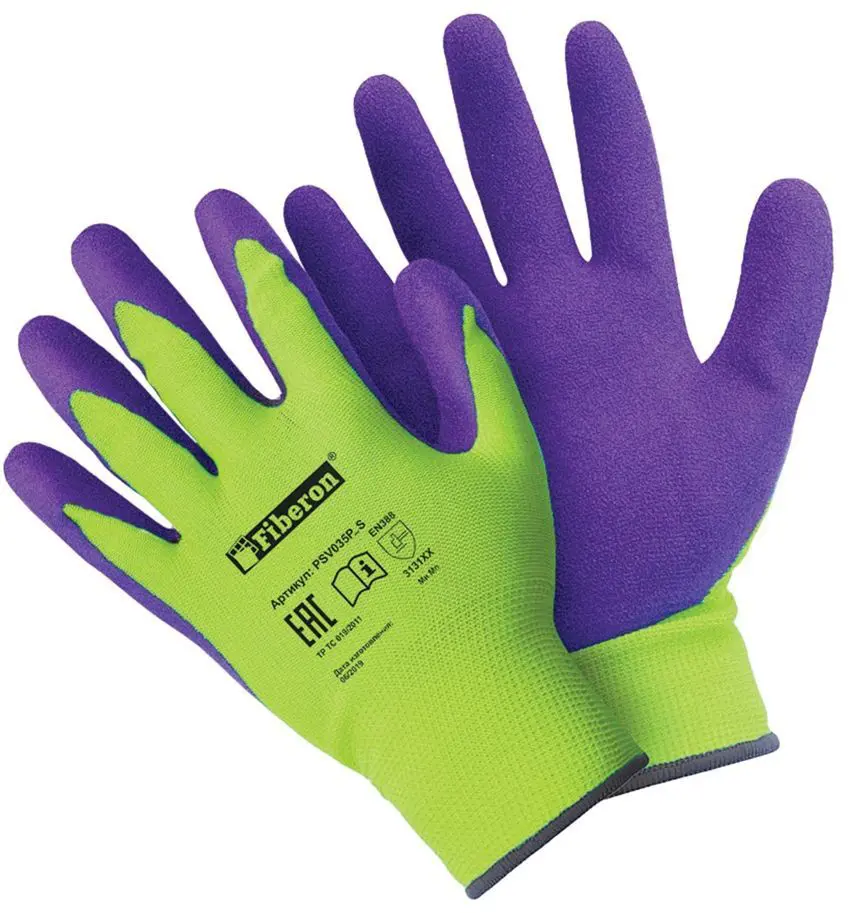 Перчатки латексные Fiberon Sandy PR-SL191 размер 10/XL